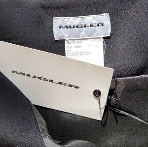 MUGLER classic black skirt NWT